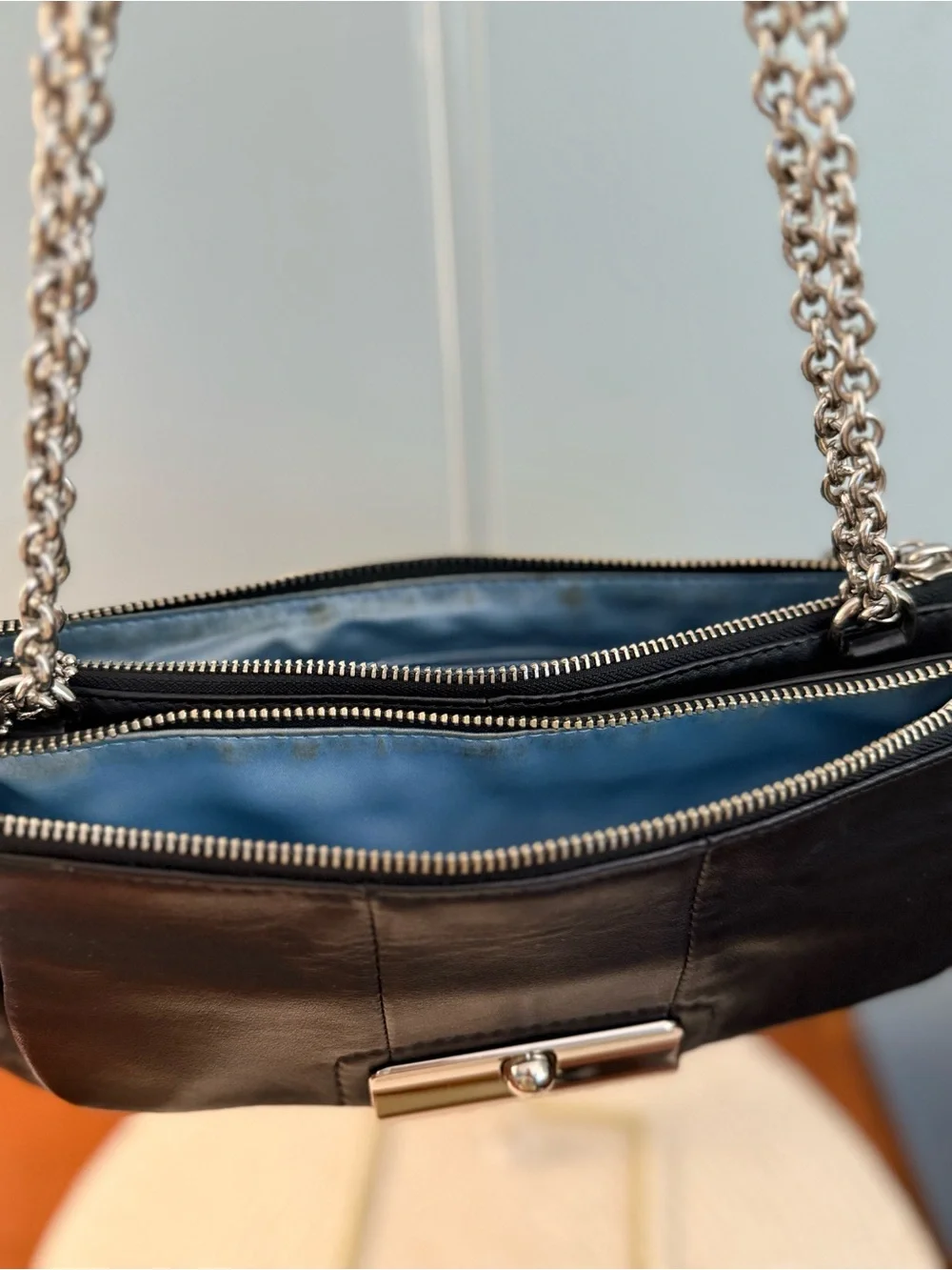 Coach sleek black
